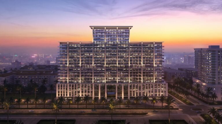 Binghatti Amberhall JVC | Studios to 1,612 sq ft 2 Bedrooms, Offices and Retail