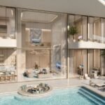 Penthouse terrace and private pool at Amali Residences Dubai