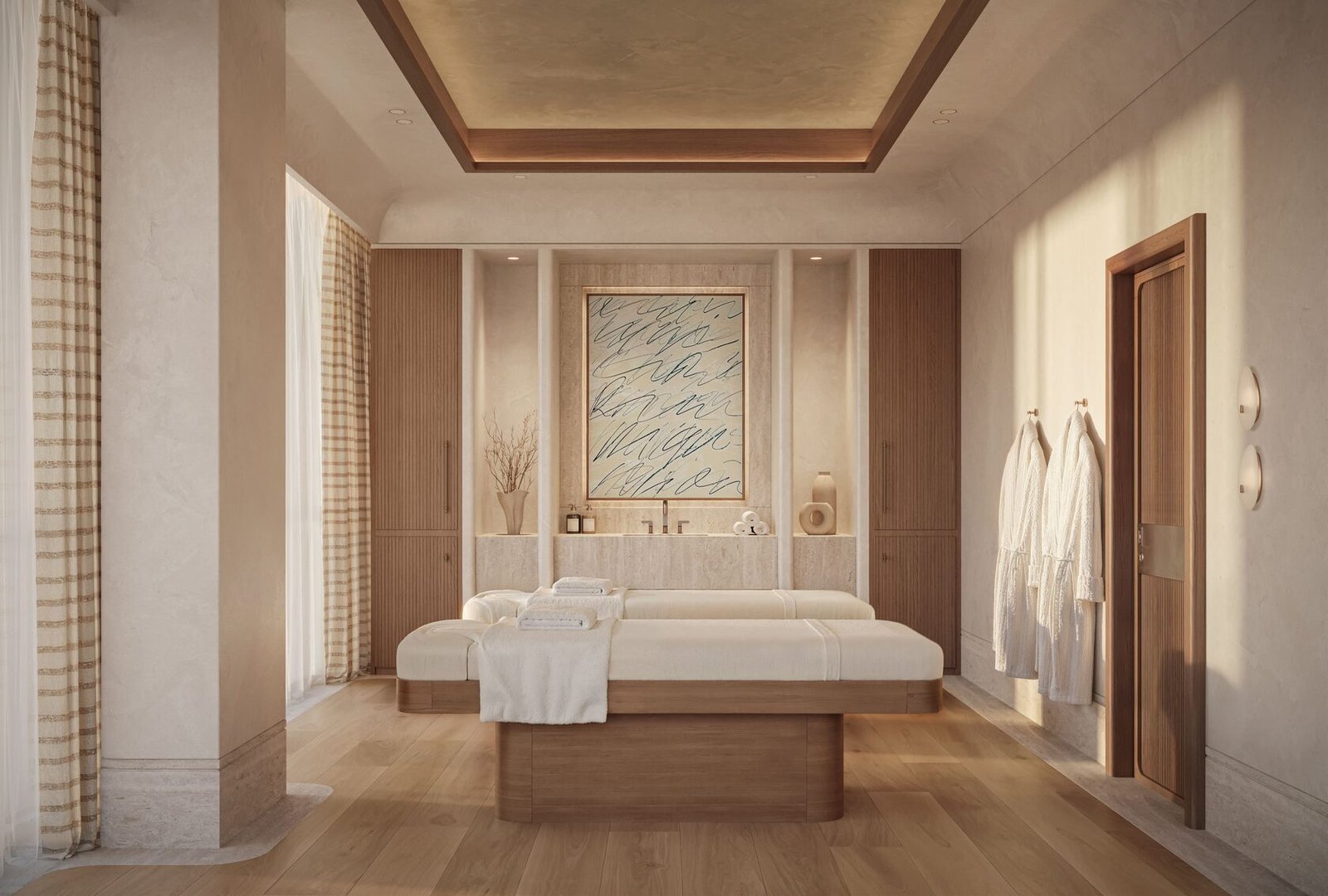 Spa treatment room