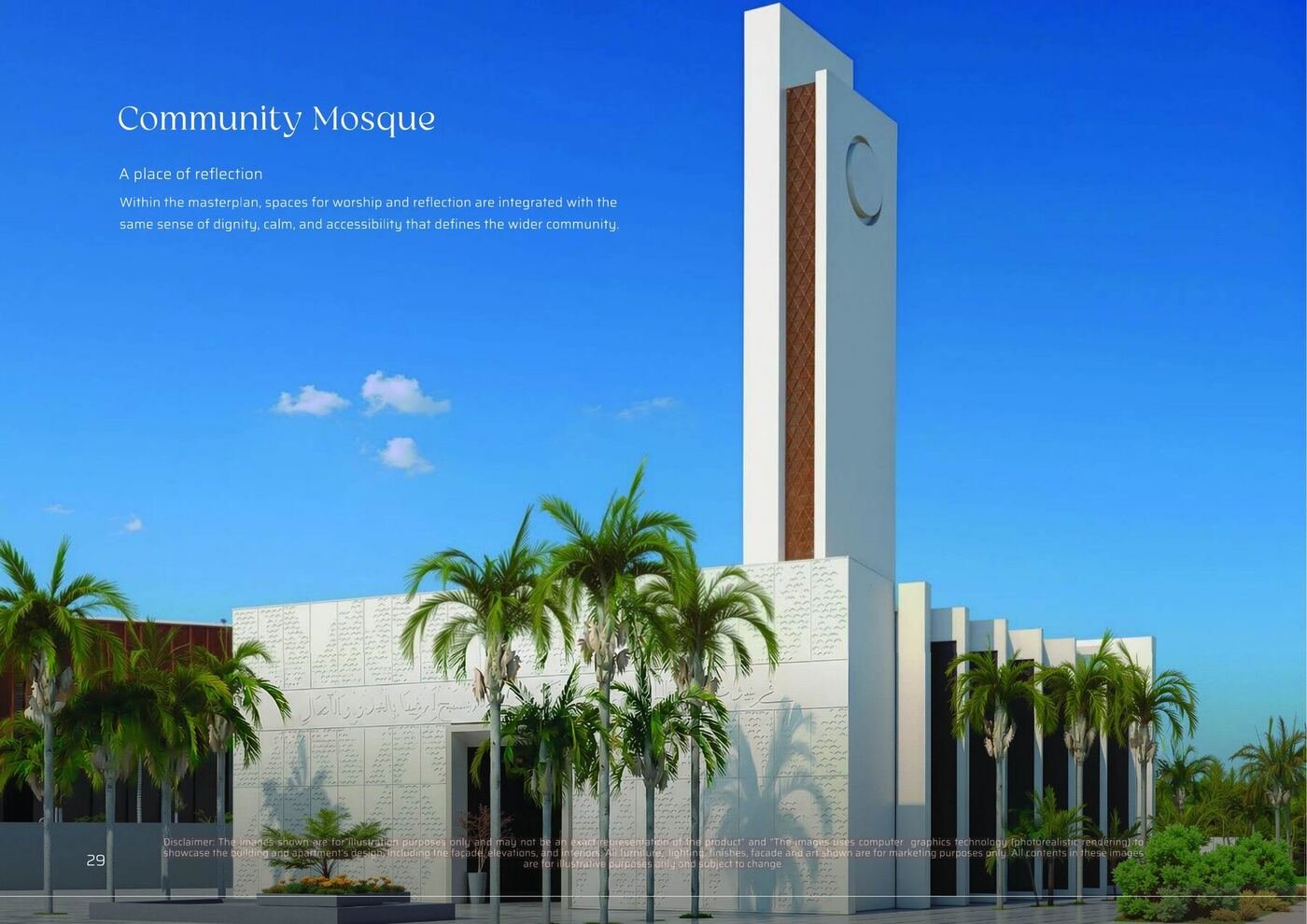 Community mosque at Sukoon by Sanzen in Al Tay East Sharjah